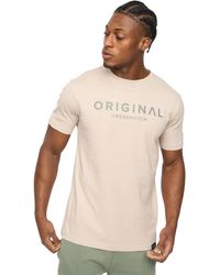 Crosshatch - Bardon Cotton T-Shirt (Light Stone) - Lyst
