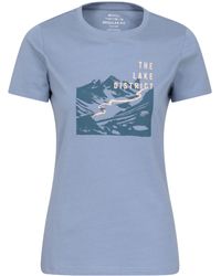 Mountain Warehouse - Regional Lake District Graphic Tee Breathable Casual Everyday T-Shirt Cotton - Lyst