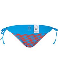 PUMA - Wave Patterned Tie Bikini Bottom - Lyst