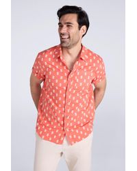 Mountain Warehouse - 'Preston Illustration' Shirt Breathable Summer Holiday Top Cotton - Lyst