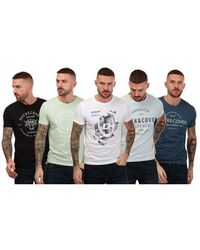 Duck and Cover - Duck En Cover Ventwell 5-pack T-shirts In Multi Kleur - Lyst