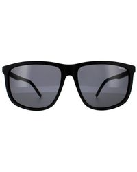 BOSS Hugo Boss By Rectangle Sunglasses in Blue for Men | Lyst UK