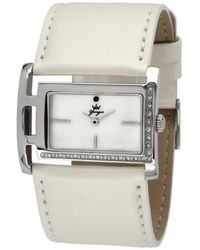 Yonger & Bresson - And Bresson Leather Watch With Bezel - Lyst