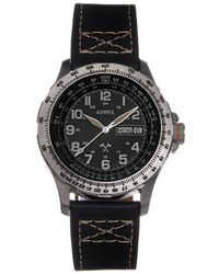 Axwell - Blazer Leather Strap Watch - Lyst