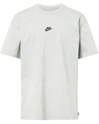 Nike - Sportswear Premium Essentials Grijs T-Shirt - Lyst