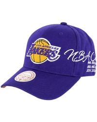 Mitchell & Ness - Nba Los Angeles Lakers Champ Wrap Pro Cap - Lyst