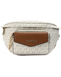 Michael Kors - Vanilla Waistpack With Removable Card Case - Lyst