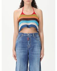 DSquared² - Stripe Knit Halter Top - Lyst