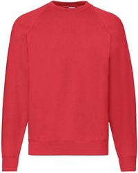 Fruit Of The Loom - Raglan Sleeve Belcoro Sweatshirt - Lyst