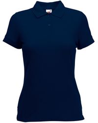 Fruit Of The Loom - Lady-Fit 65/35 Short Sleeve Polo Shirt (Deep) - Lyst
