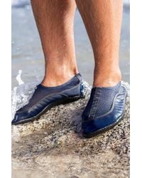 Mountain Warehouse - 'Bermuda' Aqua Shoe With Mesh Panel Slip On Summer Beach Sandals Textile - Lyst