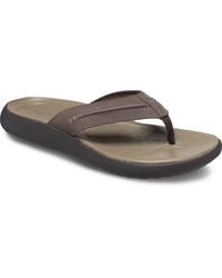 Crocs™ - Yukon Vista Ii Synthetic Espresso Flip Flops - Lyst