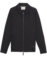 Lyle & Scott - And Interlock Collared Zip Through - Lyst