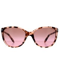 Ralph Lauren - By Cat Eye Rose Tortoise Gradient Sunglasses - Lyst