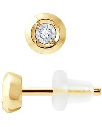 Diadema - Diamond Stud Earrings 0.020 0.50 Cts Cts Illusion - Lyst