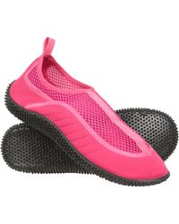 Mountain Warehouse - 'Bermuda' Aqua Shoe With Top Mesh Panel Slip On Summer Beach Sandals Textile - Lyst