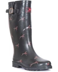 Trespass - Ladies Samira Wellington Boots (Dog Print) - Lyst