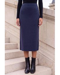 Roman - Petite Knit A-Line Skirt - Lyst