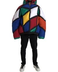 Dolce & Gabbana - Quilted Hooded Puffer Jacket - Lyst