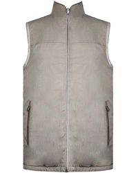 Hackett - Reversible Linen Gilet Linen/Cotton - Lyst