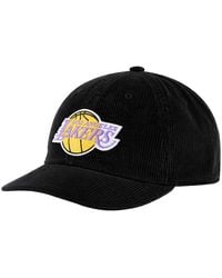 Mitchell & Ness - Nba Los Angeles Lakers Cord Dad Cap Cotton - Lyst