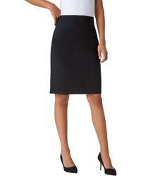 Roman - Pull On Stretch Elastic Waist Pencil Skirt - Lyst