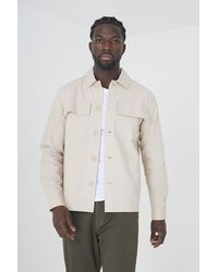 Brave Soul - 'Rafferty' Cotton Seersucker Shacket - Lyst