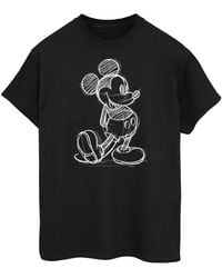 Disney - Mickey Mouse Sketch Cotton T-Shirt - Lyst