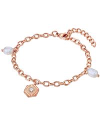 Valero Pearls - Bracelet Stainless Steel Freshwater Cultured Pearl Preciosa - Lyst