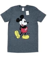 Disney - Mickey Mouse Classic Kick T-Shirt (Dark Heather) - Lyst