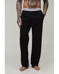 BoohooMAN - Tall Loungewear Straight Leg Jogger - Lyst