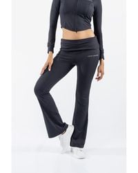 Juicy Couture - Roll Down Flare Nylon Track Pants - Lyst