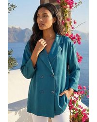 Roman - Relaxed Textured Blazer - Lyst