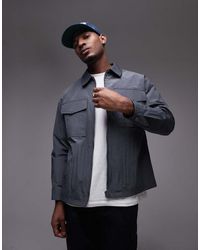 TOPMAN - Lightweight Ripstop Jacket - Lyst