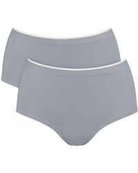 Sloggi - Go Sense High Waist Briefs (2 Pack) - Lyst