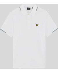 Lyle & Scott - Fijn Katoenen Tipped Polo Shirt - Lyst
