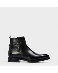 BOSS - Round Toe Low Heel Chelsea Oxfords - Lyst
