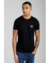 Foray - Short Sleeve Cotton Crew Neck Logo T-Shirt - Lyst