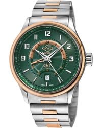 Gv2 - Giromondo Dial Stainless Steel Watch - Lyst