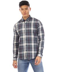 Peter Werth - Collared Neck Long Sleeve Regular Fit Shirt - Lyst