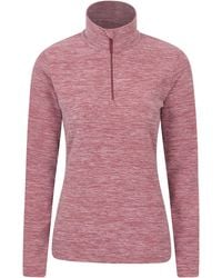 Mountain Warehouse - 'Snowdon' Fleece Top Half Zip Breathable Quick Dry Sweater - Lyst