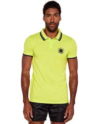 Philipp Plein - Logo On Back Lime Polo Shirt Cotton - Lyst