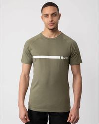 BOSS - Boss Slim Fit Beach T-Shirt - Lyst