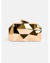 Where's That From - Melanie Geometric Pattern Clutch Bag - Lyst