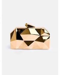 Where's That From - Melanie Geometric Pattern Clutch Bag - Lyst