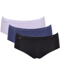 Sloggi - Basic+ Midi 3 Pack Briefs - Lyst