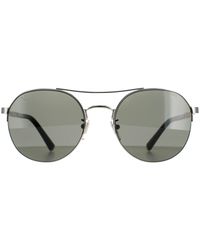Police - Aviator Shiny Full Palladium Smoke Spla24 Lewis 03 - Lyst