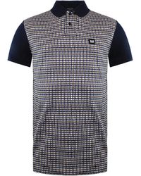 Weekend Offender - Santeram Checkered Polo Shirt - Lyst