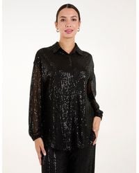 Blue Vanilla - Sequin Shirt - Lyst