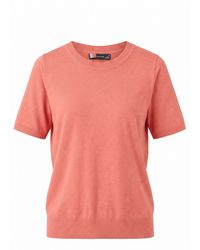 Secret Label - Cotton Short Sleeve Knit Top - Lyst